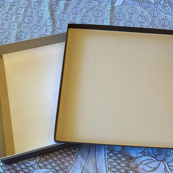 Large Louis Vuitton brown box with lid- like new!